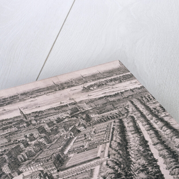 Panoramic view of London by Johannes Kip