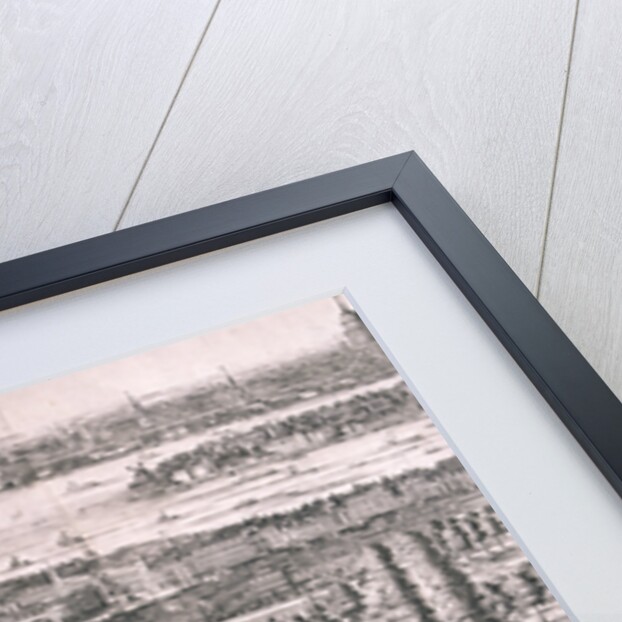 Panoramic view of London by Johannes Kip