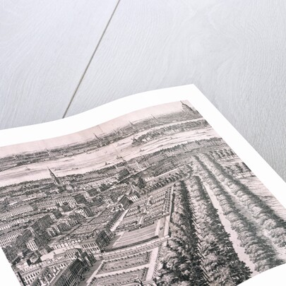 Panoramic view of London by Johannes Kip