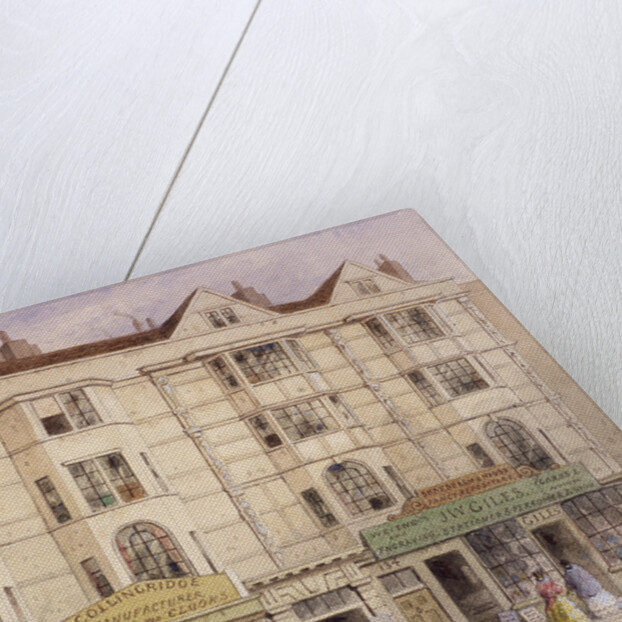 Aldersgate Street, London, (1851?) by Thomas Hosmer Shepherd