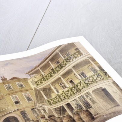 Bell Inn, Aldersgate Street, London by Thomas Hosmer Shepherd