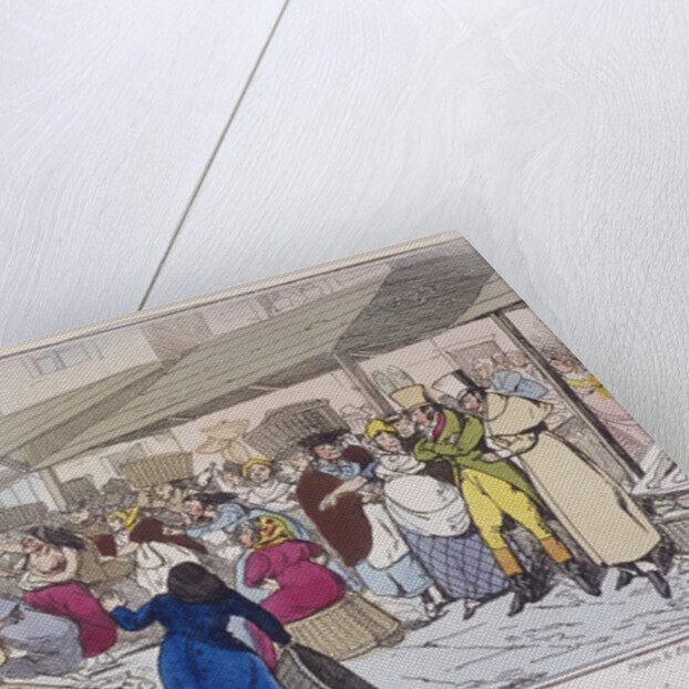 Billingsgate: Tom and Bob taking a survey after a nights' spree, London by Henry Thomas Alken