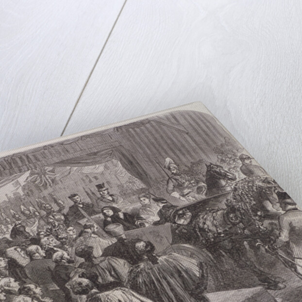 Queen Victoria opening Blackfriars Bridge, London by JG