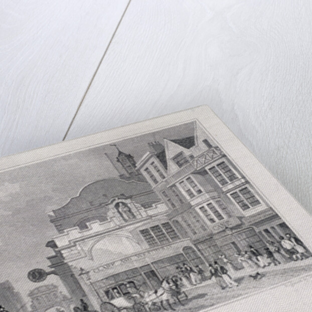 Fleet Street, London, 1831 by W Henshall