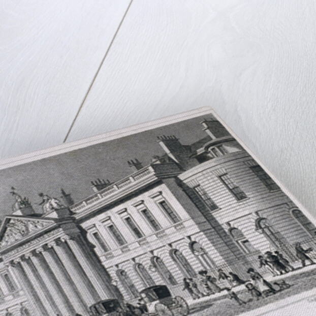 East India House, London by William Tombleson