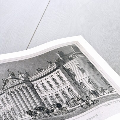 East India House, London by William Tombleson