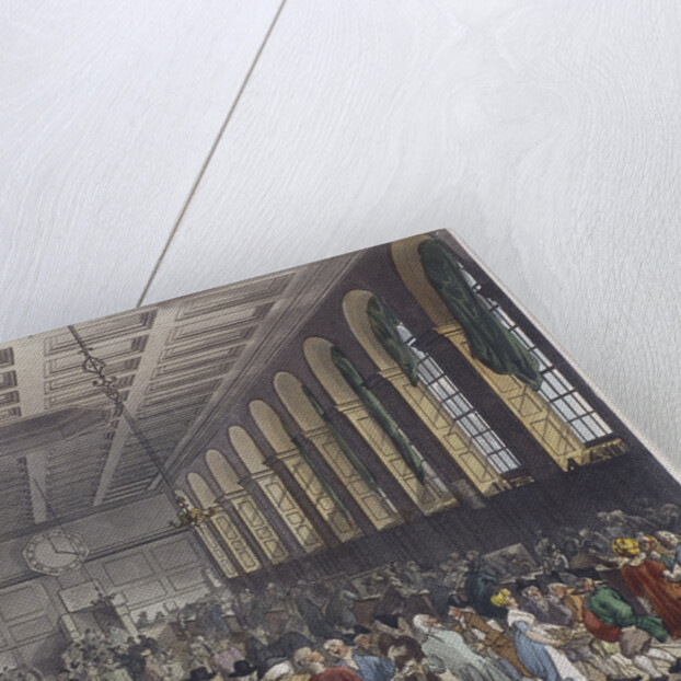 Fire at Custom House, London by Anonymous