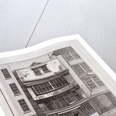 Mrs Salmon's Waxworks in Fleet Street, London by Anonymous