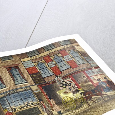 Shops in Fleet Street, London by Anonymous