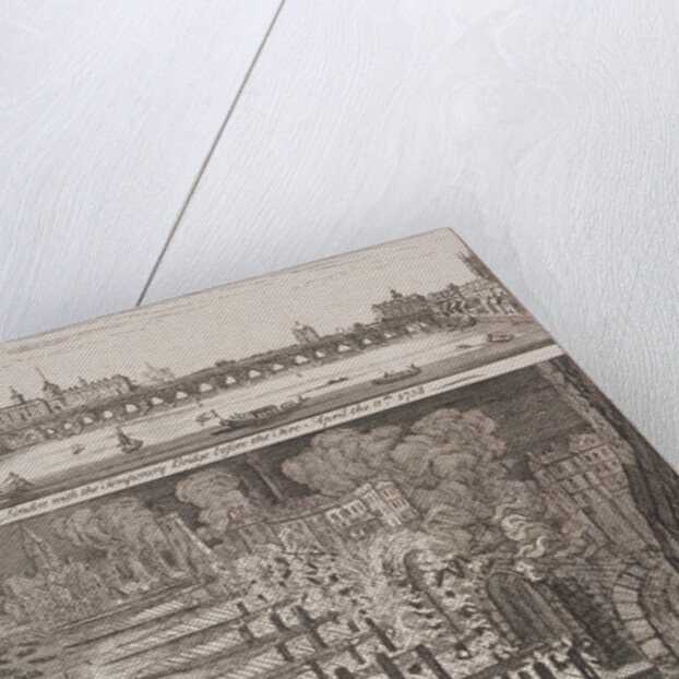 London Bridge (old), London by Anonymous