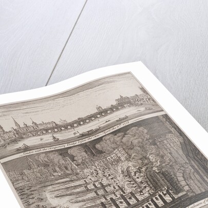 London Bridge (old), London by Anonymous