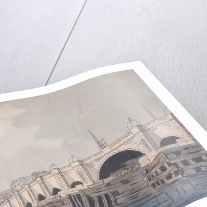 London Bridge (old), London by Anonymous