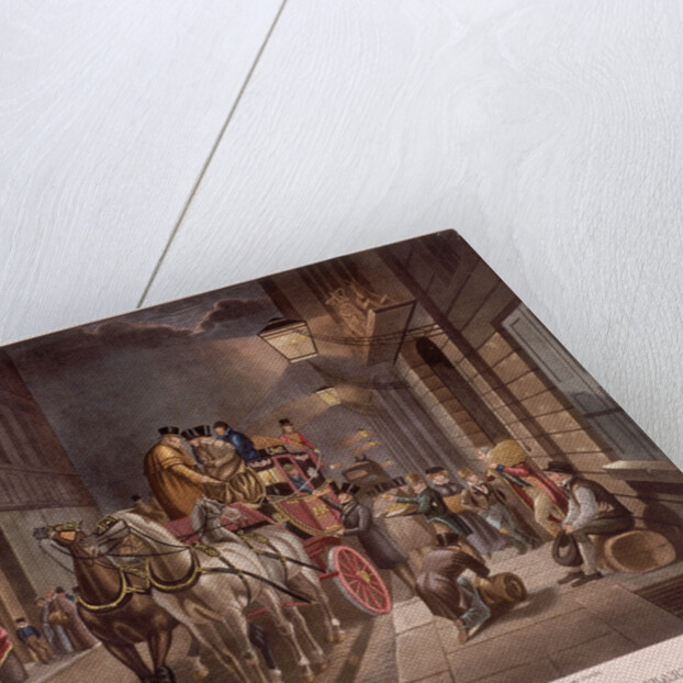 General Post Office, Lombard Street, London, 1827 by Charles Hunt