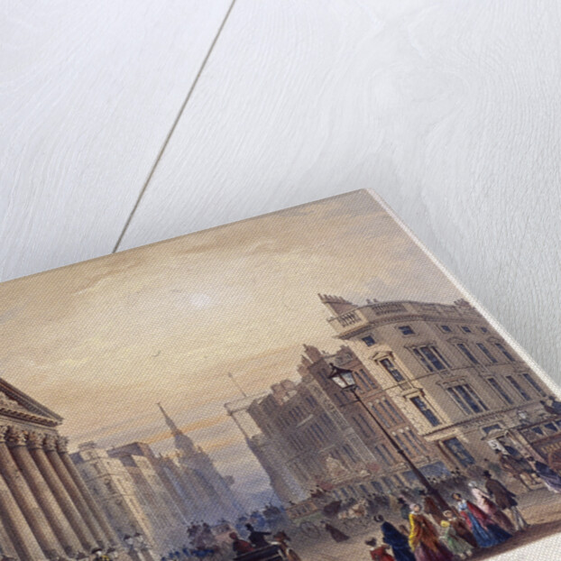 Mansion House (exterior), London by Thomas Picken