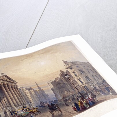 Mansion House (exterior), London by Thomas Picken