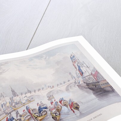 London Bridge (new), London by Charles Etienne Pierre Motte