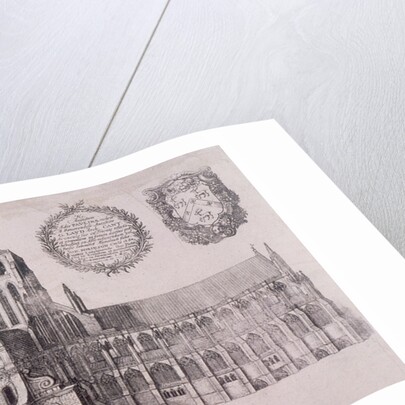 St Paul's Cathedral (old), London by Wenceslaus Hollar