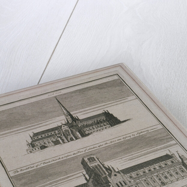 St Paul's Cathedral (old), London by Anonymous