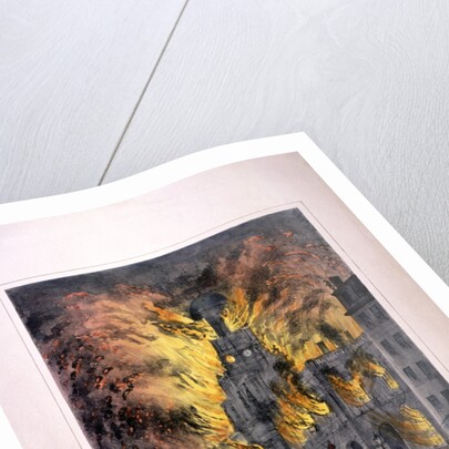 Royal Exchange (2nd) fire, London by Anonymous