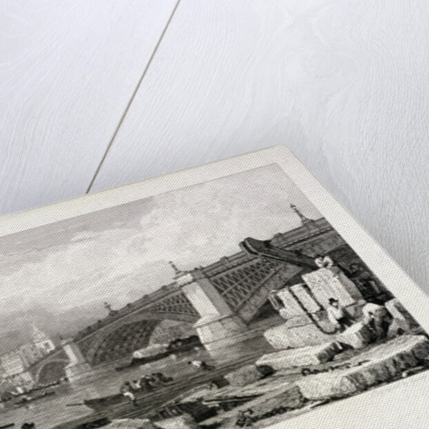 Southwark Bridge, London by Samuel Prout