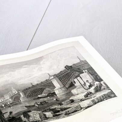 Southwark Bridge, London by Samuel Prout