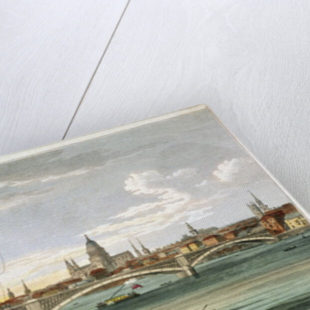 The Southwark Iron Bridge, London by Anonymous