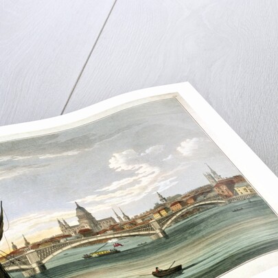 The Southwark Iron Bridge, London by Anonymous