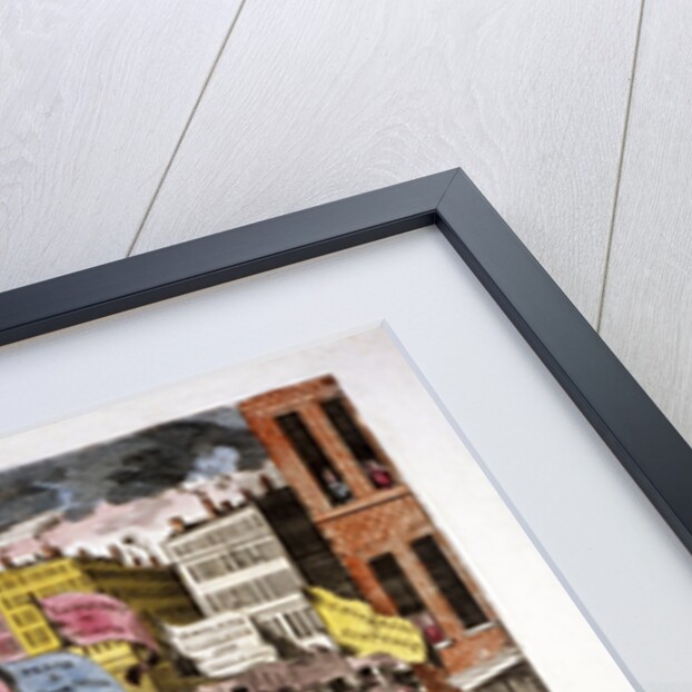 Political meeting at Smithfield, London by Anonymous