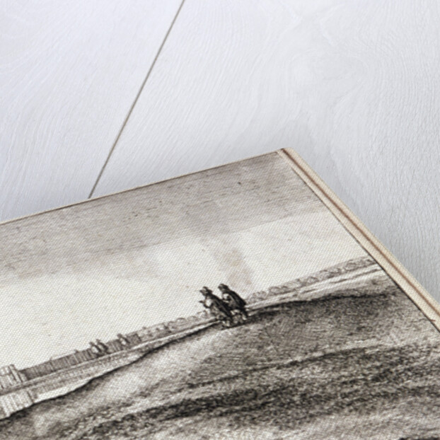 View of the area around New River Head, Finsbury, London by Wenceslaus Hollar