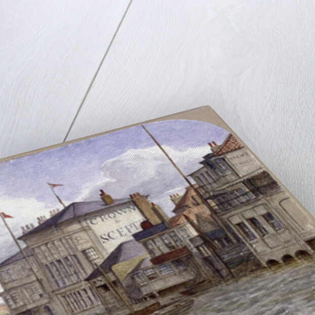 View of the Crown And Sceptre Inn, Greenwich, London by JT Wilson