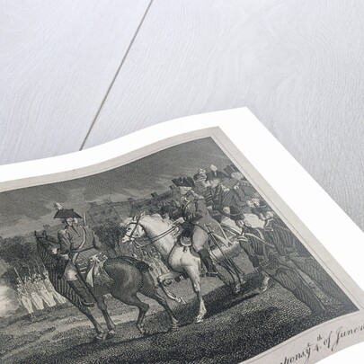 George III, on horseback, reviewing volunteers, City Road, Finsbury, Islington, London by Anonymous