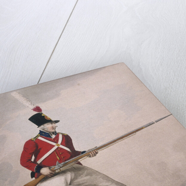 Military figure in the uniform of an unidentified volunteer regiment by Anonymous