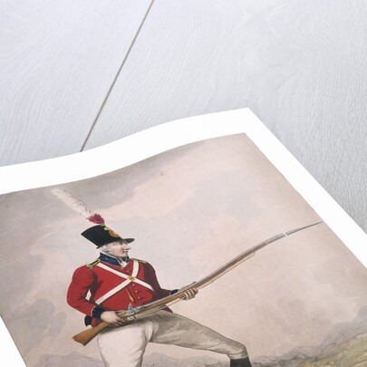 Military figure in the uniform of an unidentified volunteer regiment by Anonymous