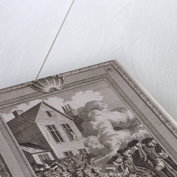 Laying the first stone of Blackfriars Bridge, London by Anonymous