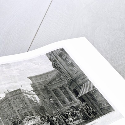 View of the Architectural Improvements in the Vicinity of the Bank, and the Mansion House by Thomas Higham