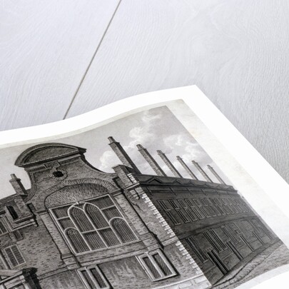 View of the north front of Sion College, London by William Wise