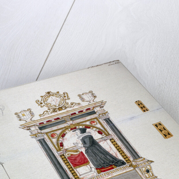 Monument in the Church of St Andrew Undershaft, Leadenhall Street, London, c1820 by Anonymous