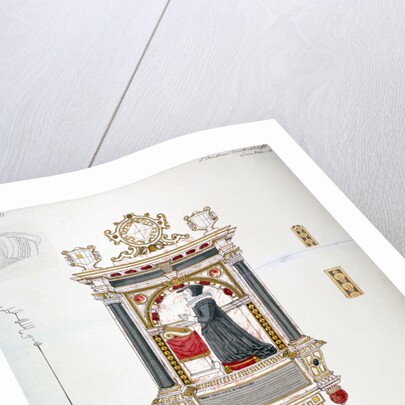 Monument in the Church of St Andrew Undershaft, Leadenhall Street, London, c1820 by Anonymous