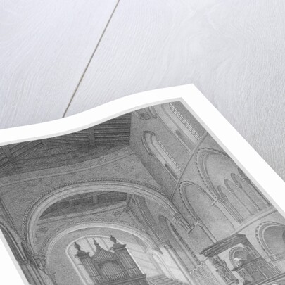 Interior view of the Church of St Bartholomew-the-Great, Smithfield, City of London by John Greig