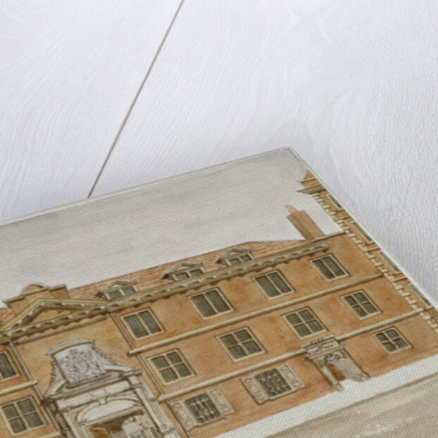 Front view of Blackwell Hall, City of London by Valentine Davis