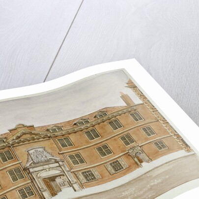 Front view of Blackwell Hall, City of London by Valentine Davis