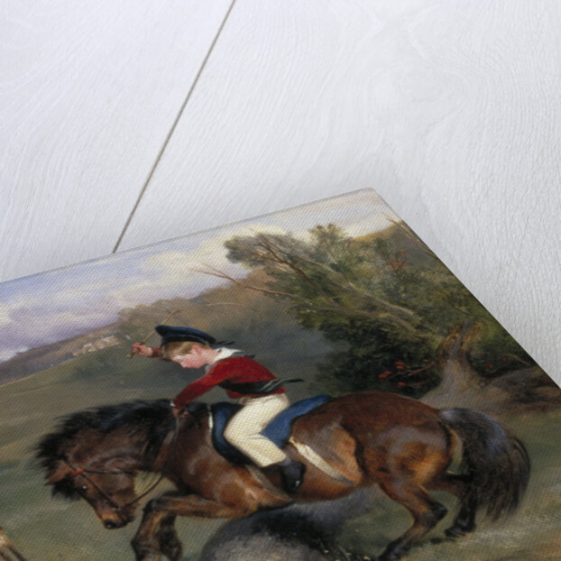 The First Leap: Lord Alexander Russell on his Pony 'Emerald' by Edwin Henry Landseer