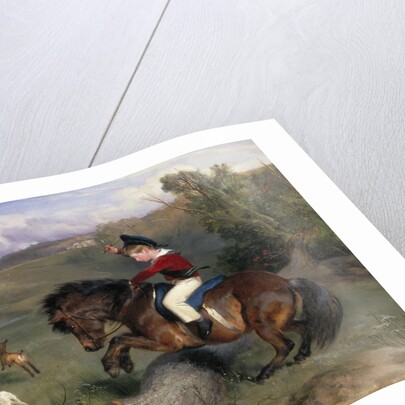 The First Leap: Lord Alexander Russell on his Pony 'Emerald' by Edwin Henry Landseer