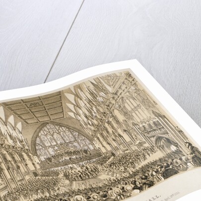 Interior of the Guildhall, City of London by Anonymous