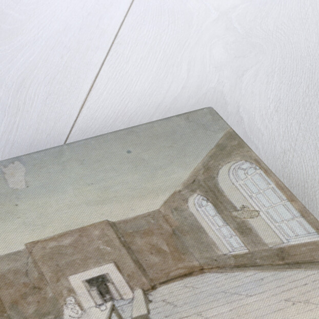 Interior of the condemned room in Newgate Prison, Old Bailey, City of London by Valentine Davis