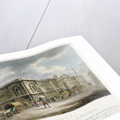 Newgate Prison, Old Bailey, City of London by Thomas Medland