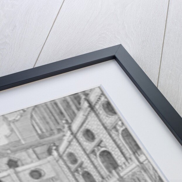 Part of the side of the old St Paul's Cathedral, City of London by Wenceslaus Hollar