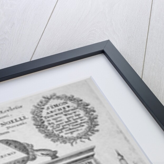 Monument of Alexander Noel in the old St Paul's Cathedral, City of London by Wenceslaus Hollar