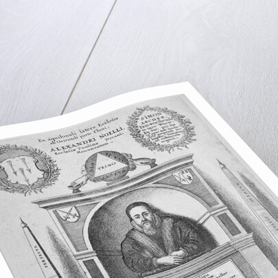 Monument of Alexander Noel in the old St Paul's Cathedral, City of London by Wenceslaus Hollar