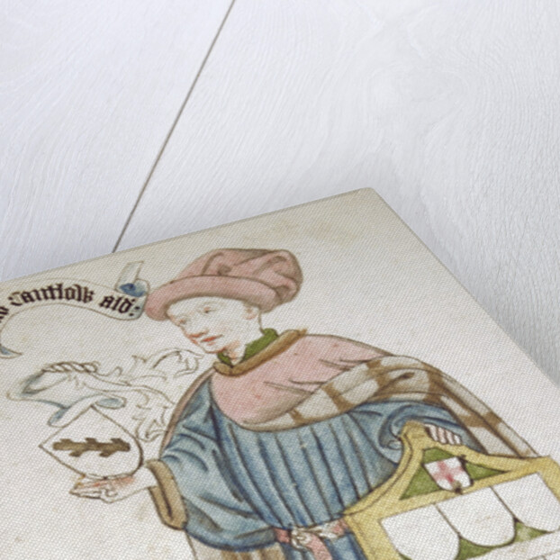 William Cantelowe, Sheriff of London 1448-1449, in aldermanic robes by Roger Leigh